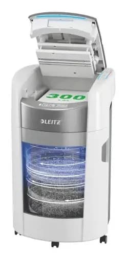 Leitz Niszczarka IQ Optimax AutoFeed 300, P5, 300 kartek, 25 l kosz, zdjęcie 1 z 12