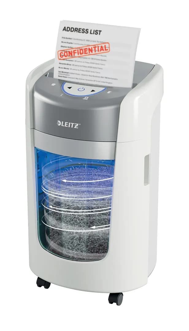 Leitz Niszczarka IQ OptiMax Home Office 225, 15l, P5, 6 kartek, Automatyczny Start/Stop, zdjęcie 1 z 12