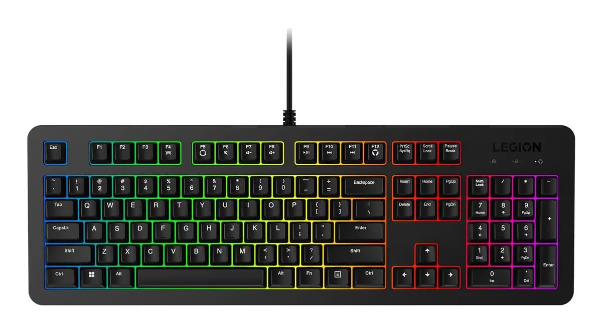 Lenovo Klawiatura gamingowa Legion K310 RGB US English GY41N91873, zdjęcie 1 z 11