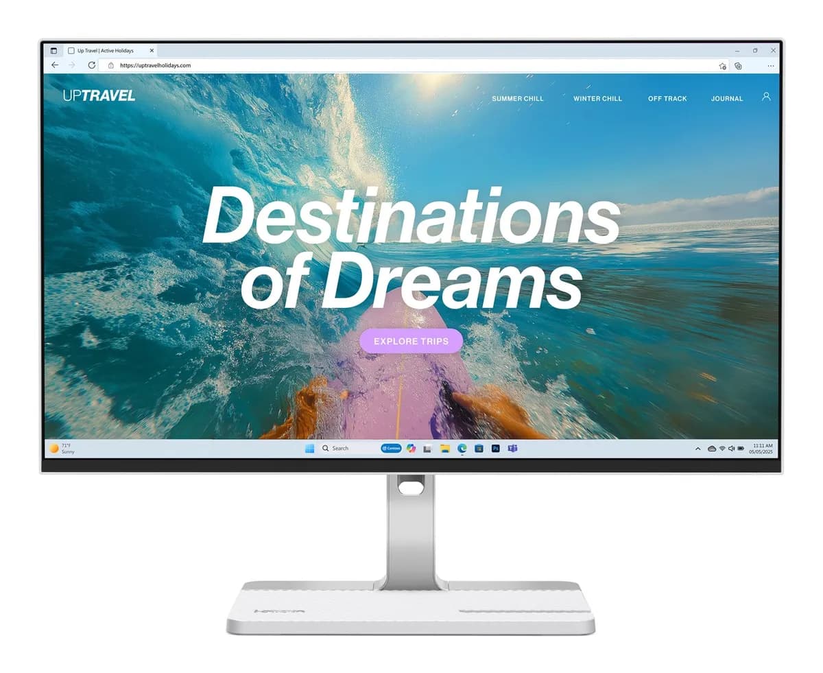 Lenovo L24D-4C 23.8"FHD 144Hz 250nits AG HDMI, DP, USB Cloud Grey, zdjęcie 1 z 10