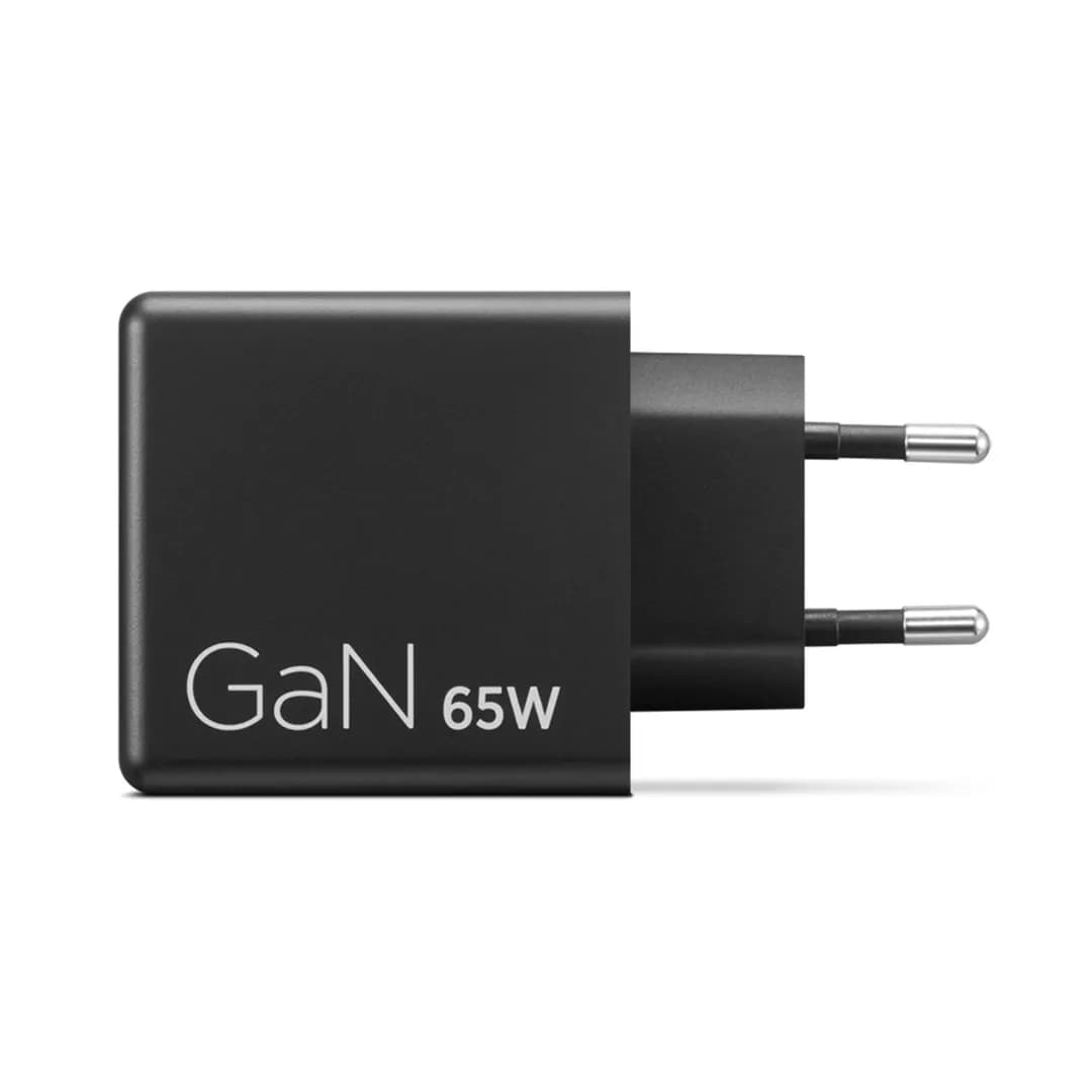 Lenovo Ładowarka sieciowa G0A6065BEU GaN 2x USB-C 65W czarna, zdjęcie 1 z 9