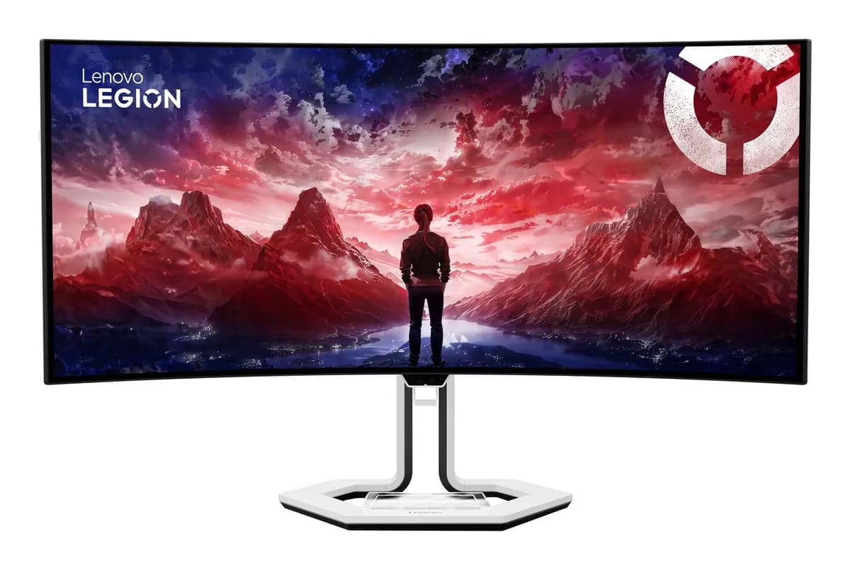 Lenovo Legion Pro 34WD-10 34"WQHD OLED 240Hz AG USB LAN HDMI DP White, Black, zdjęcie 1 z 9