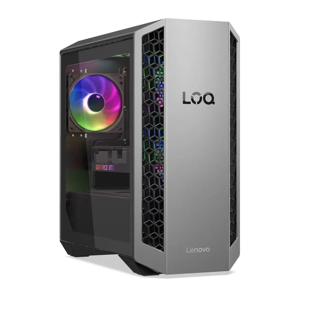 Lenovo LOQ Tower 26ADR10 Ryzen 7 8745HX 32GB DDR5 5200 SSD1TB GeForce RTX 5060 8GB Win11 Luna, zdjęcie 1 z 12