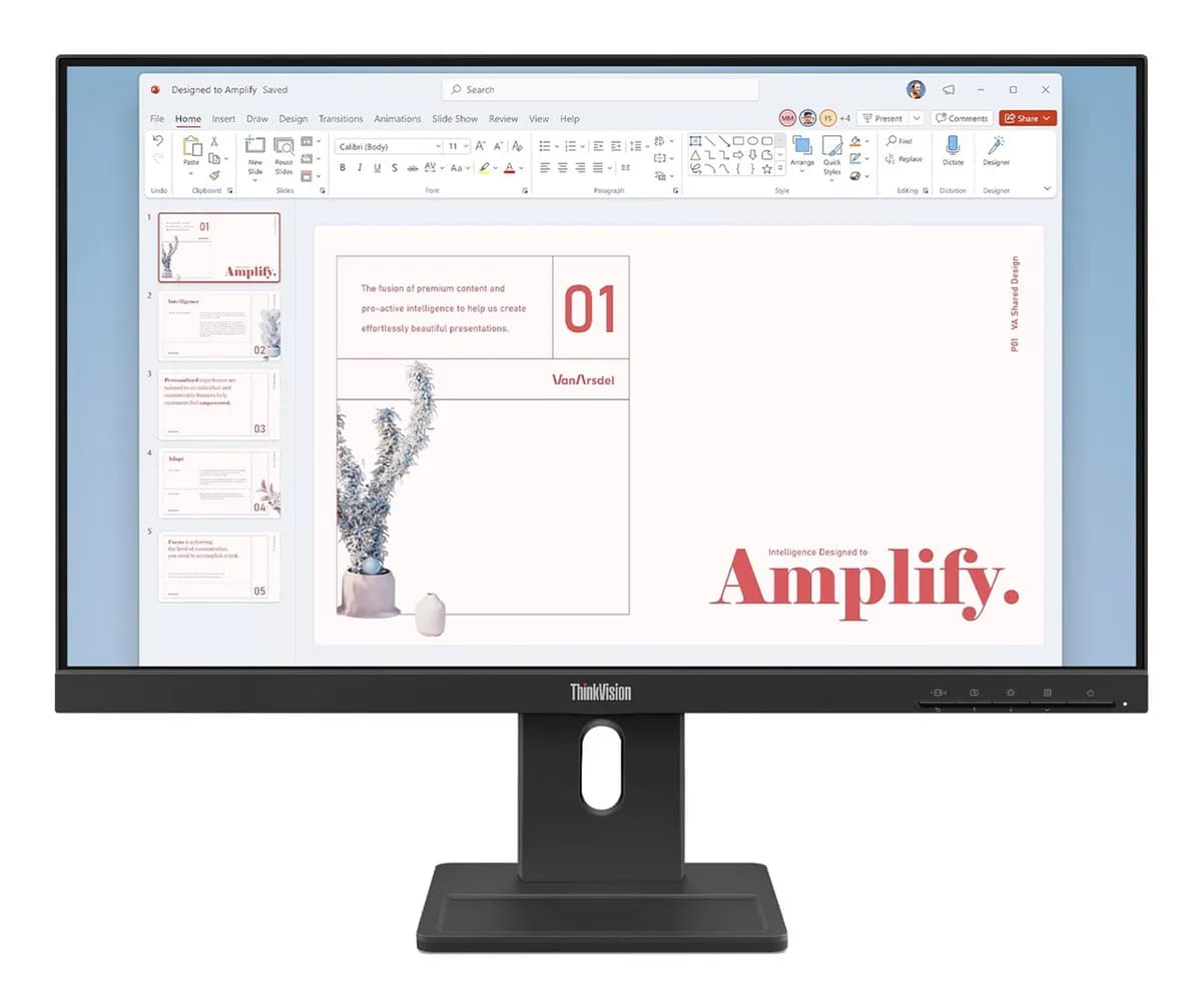 Lenovo Monitor 23,8" ThinkVision E24-40 (64BAMAT1EU), zdjęcie 1 z 11