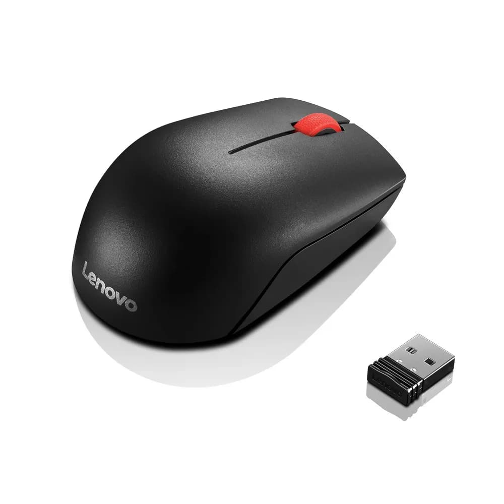 Lenovo Mysz bezprzewodowa Essential Wireless Compact Mouse Black (4Y50R20864), zdjęcie 1 z 4