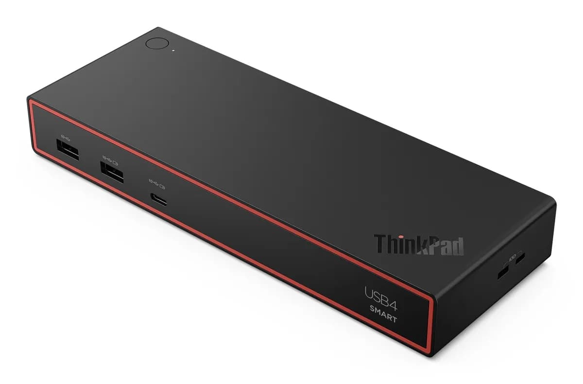 Lenovo Stacja dokująca ThinkPad USB4 Smart Dock 5500 100W, zdjęcie 1 z 12