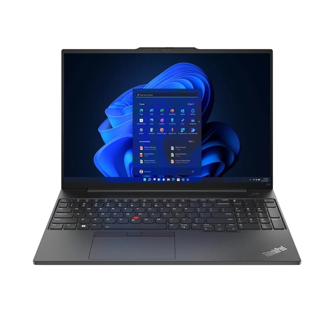 Lenovo ThinkPad E16 i5-1335U 16"WUXGA Touch IPS 300nits 16GB DDR4 SSD512 Iris Xe Cam1080p 47Wh, zdjęcie 1 z 12