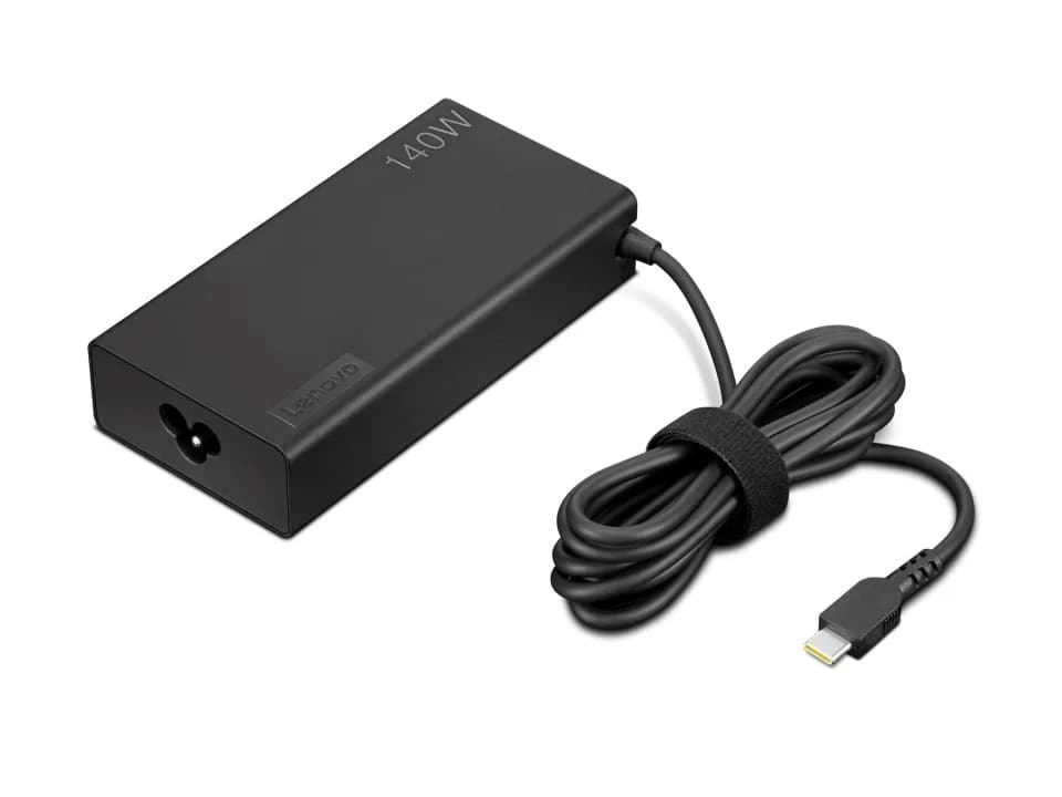 Lenovo Zasilacz Legion Slim 140W AC Adapter (USB-C) (GX21M50626), zdjęcie 1 z 3