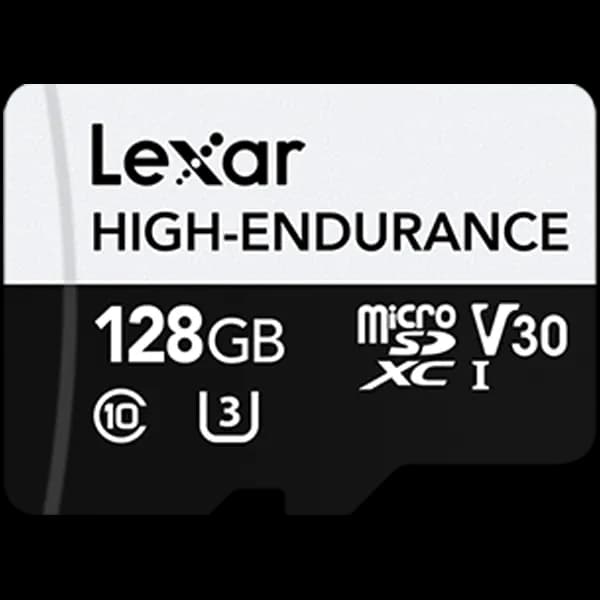 Lexar HIGH ENDURANCE 128GB microSDXC 100MB/s C10 A1 V30 U3