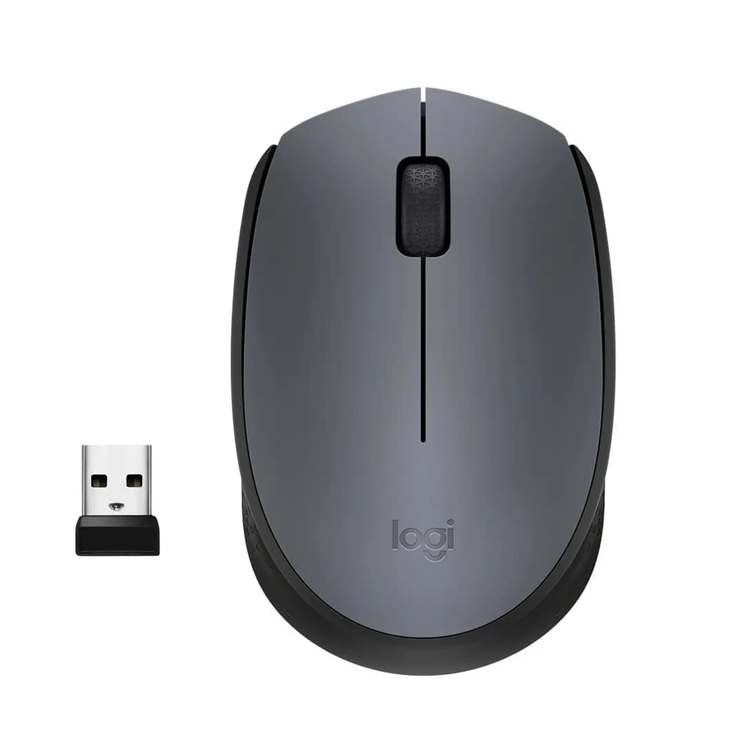 Logitech Mysz M170 910-004642 (optyczna; 1000 DPI; kolor szary; ), zdjęcie 1 z 6