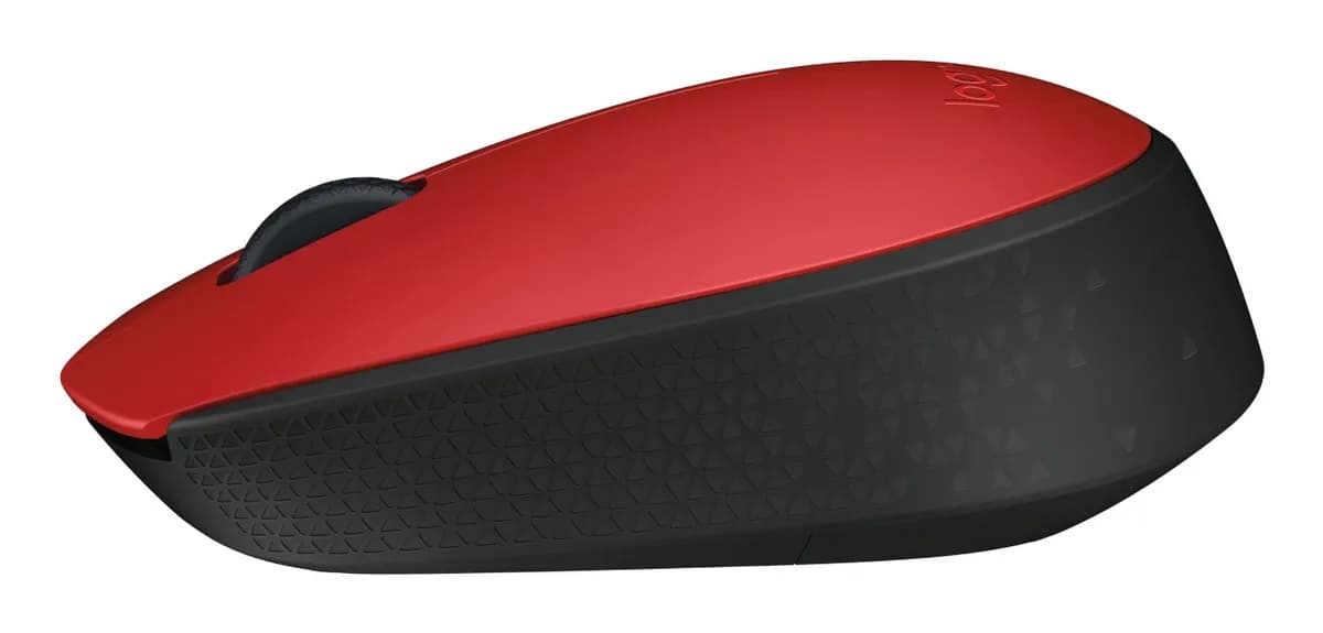 Logitech Mysz M171 910-004641 (optyczna; 1000 DPI; kolor czerwony), zdjęcie 1 z 5