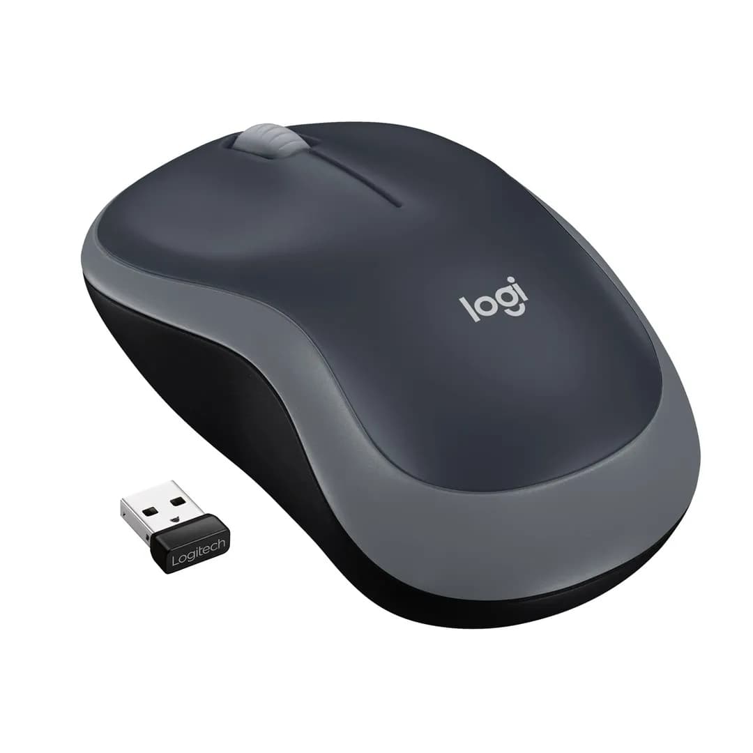Logitech Mysz M185 910-002235 (optyczna; 1000 DPI; kolor szary, zdjęcie 1 z 2