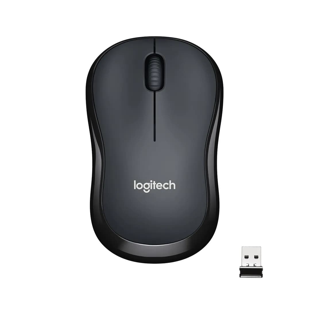 Logitech Mysz M220 Silent 910-004878 (optyczna; 1000 DPI; kolor czarny), zdjęcie 1 z 7