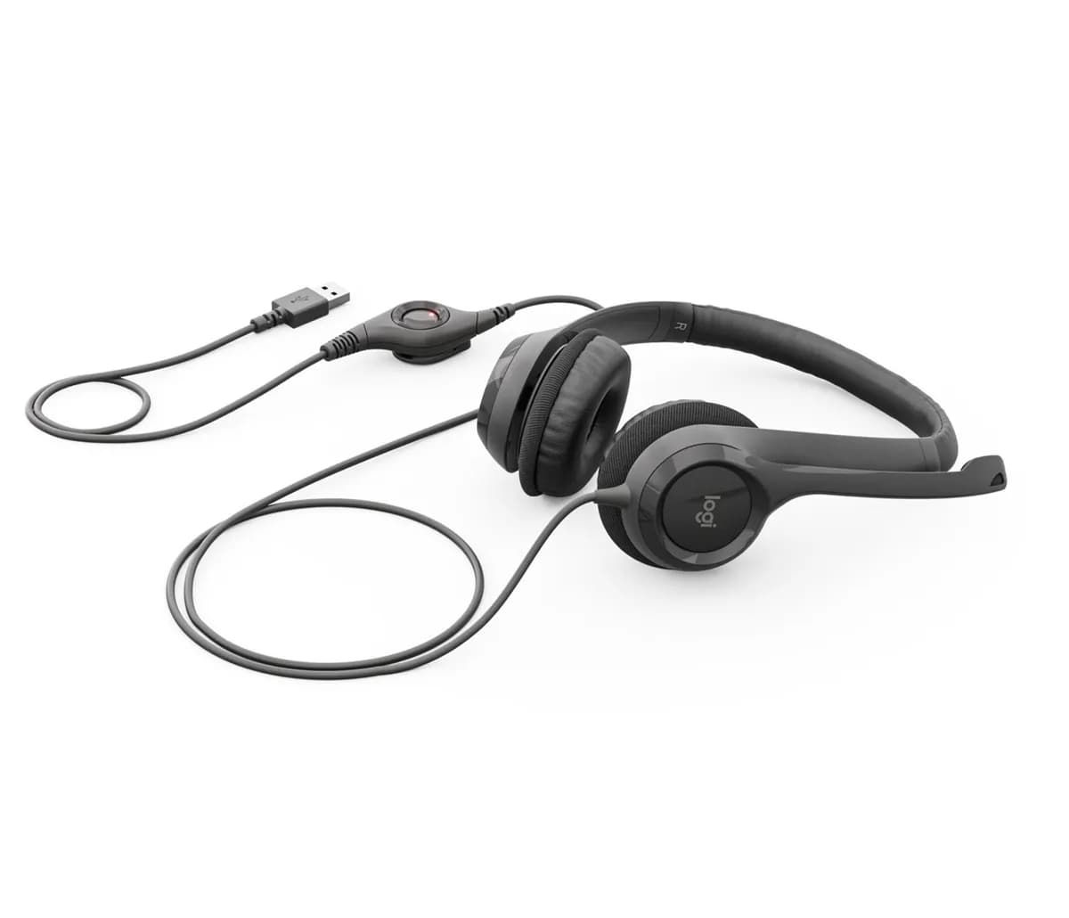 Logitech Słuchawki H390 981-000406 (kolor czarny), zdjęcie 1 z 7