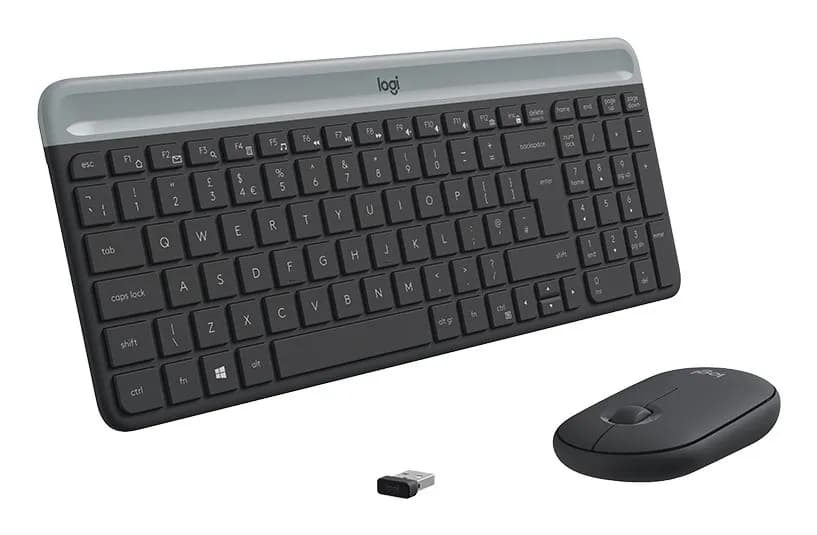 Logitech Wireless Keyboard and Mouse Combo MK470 GRAPHITE, zdjęcie 1 z 9