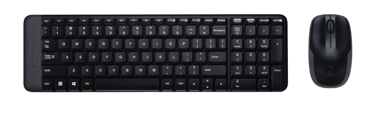 Logitech Zestaw klawiatura + mysz 920-003161 (kolor czarny), zdjęcie 1 z 3