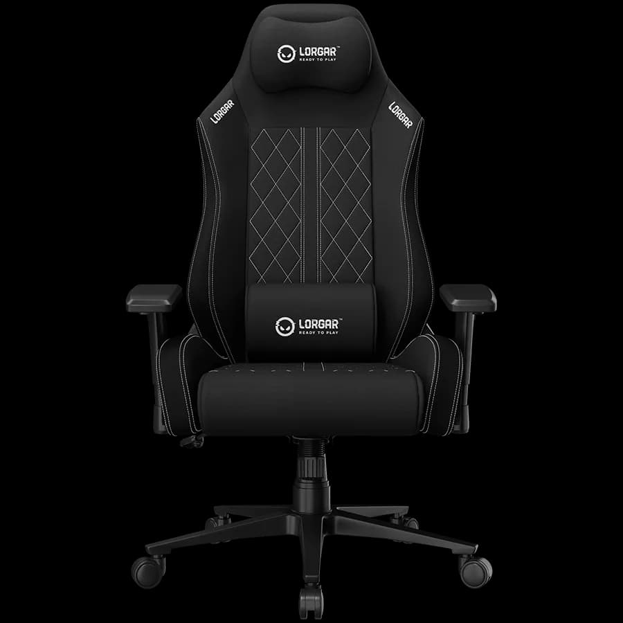 Lorgar Fotel Gamingowy Advanced CHA41, Czarno Biały, zdjęcie 1 z 12