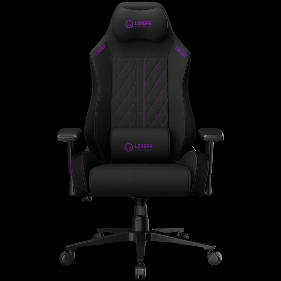 Lorgar Fotel Gamingowy Advanced CHA41, Czarno Fioletowy, zdjęcie 1 z 12