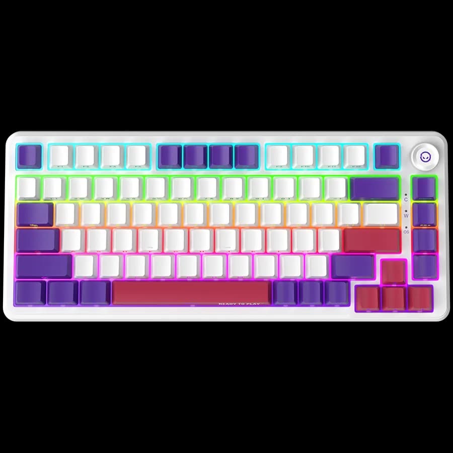 Lorgar Gaming Keyboard KBA4175 Advanced Wired 75% White EN, zdjęcie 1 z 9