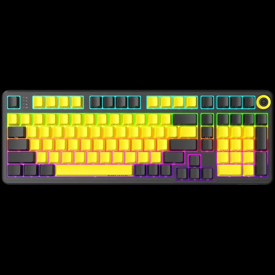 Lorgar Gaming Keyboard KBA4195 Advanced Wired Yellow EN