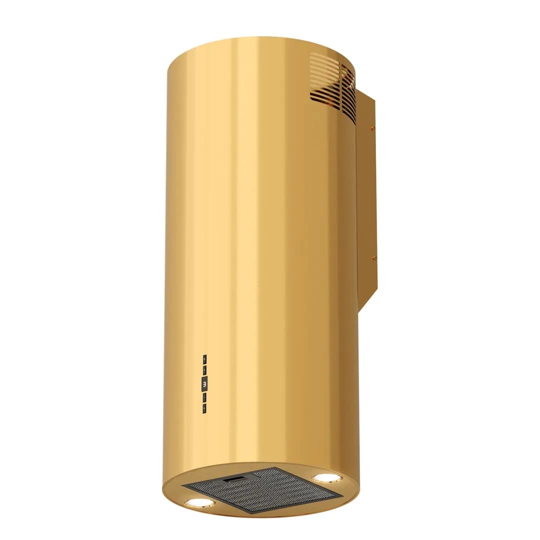 Maan Okap kominowy Elba2 W835 60 cm | LED | filtry aluminiowe | złoty, zdjęcie 1 z 7