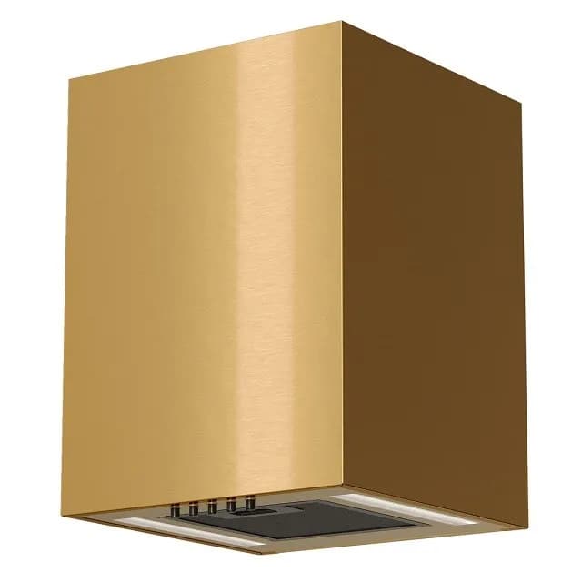 Maan Okap kominowy Ponza Mini WPB 430 50 cm | LED | filtry aluminiowe | złoty, zdjęcie 1 z 3