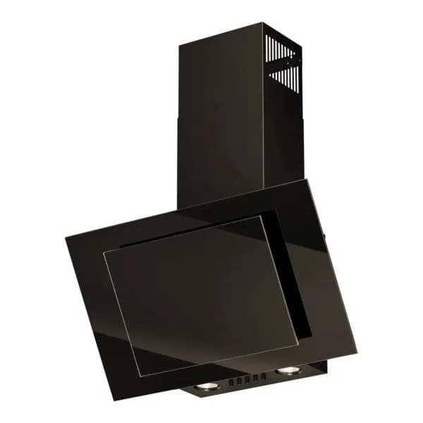 Maan Okap kominowy Vertical Eco Duo Glass 60 cm | LED | czarne szkło, zdjęcie 1 z 7