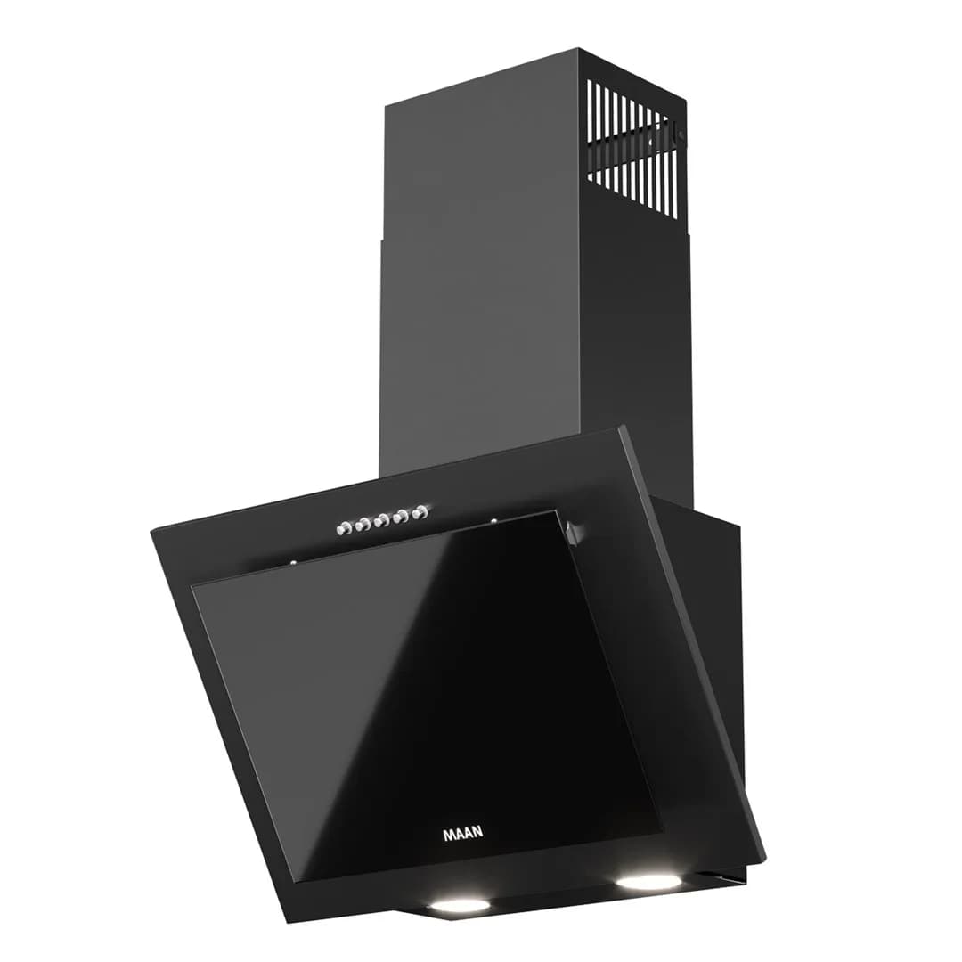 Maan Okap kominowy Vertical PG 50 cm | LED | czarny mat, zdjęcie 1 z 4