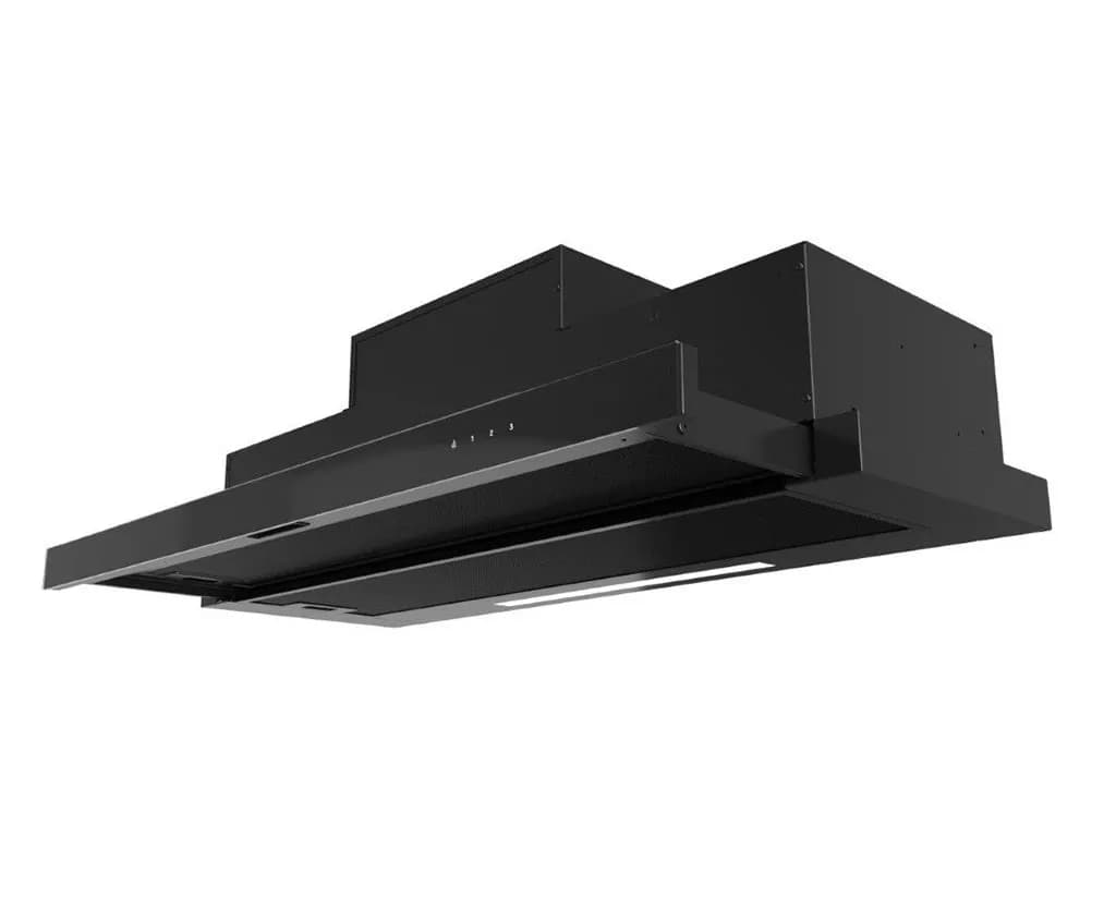 Maan Okap teleskopowy Corona Touch Bis 60 cm | sterowanie dotykowe | LED | czarny, zdjęcie 1 z 2