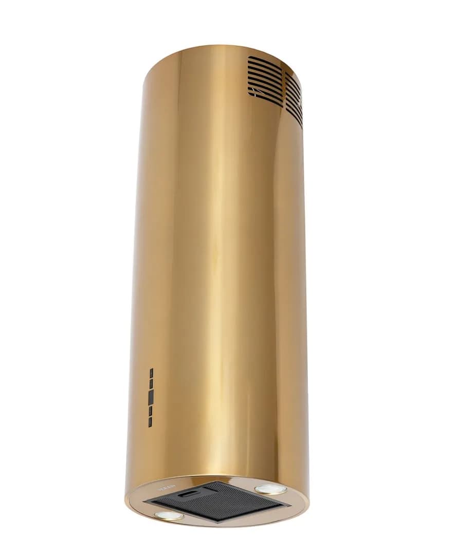 Maan Okap wyspowy Elba 2 39 cm | LED | filtry aluminiowe | złoty, zdjęcie 1 z 4
