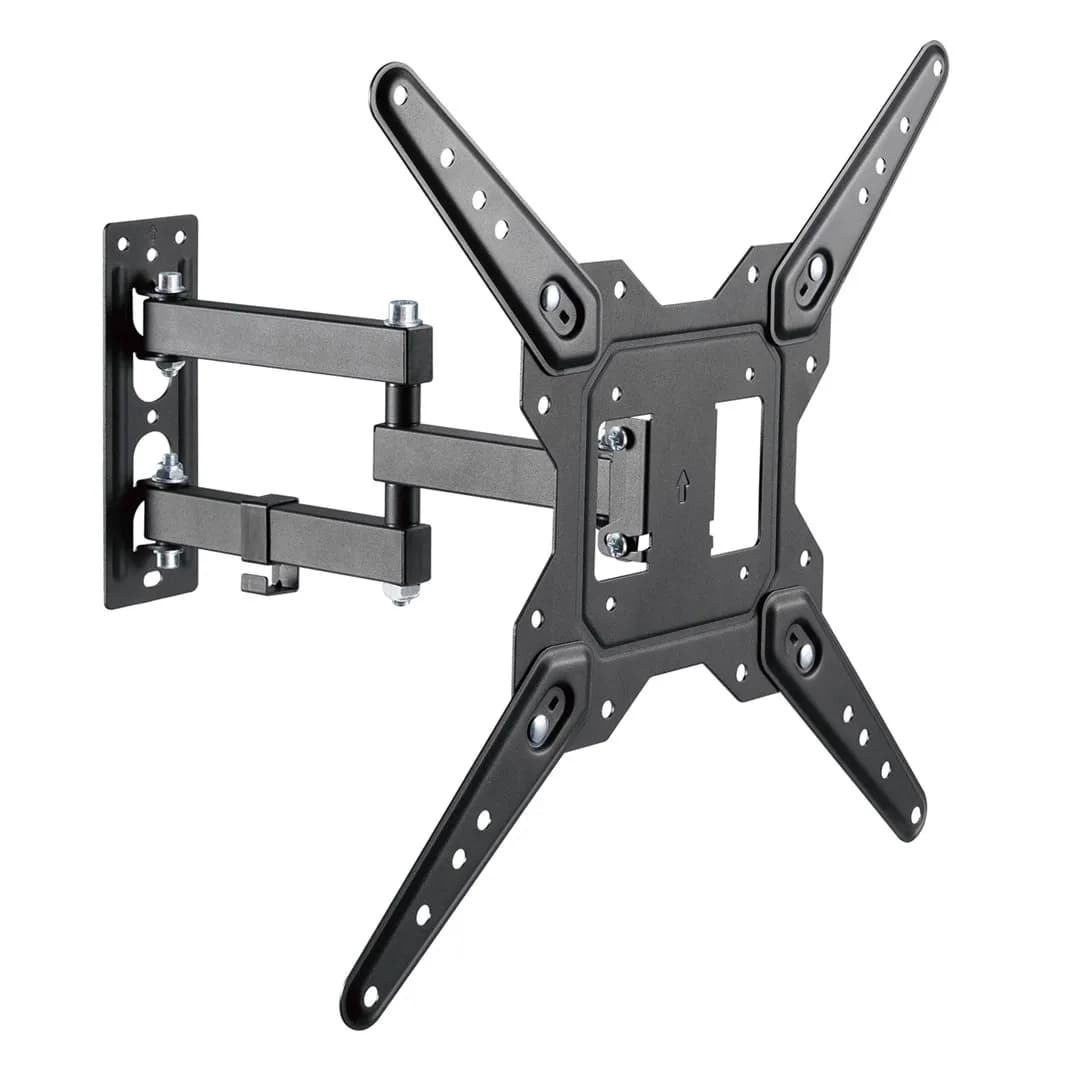 Maclean UCHWYT DO TV LUB MONITORA, UNIWERSALNY, MAX VESA 400X400, 23-55", 30KG, CZARNY MC-701N, zdjęcie 1 z 11