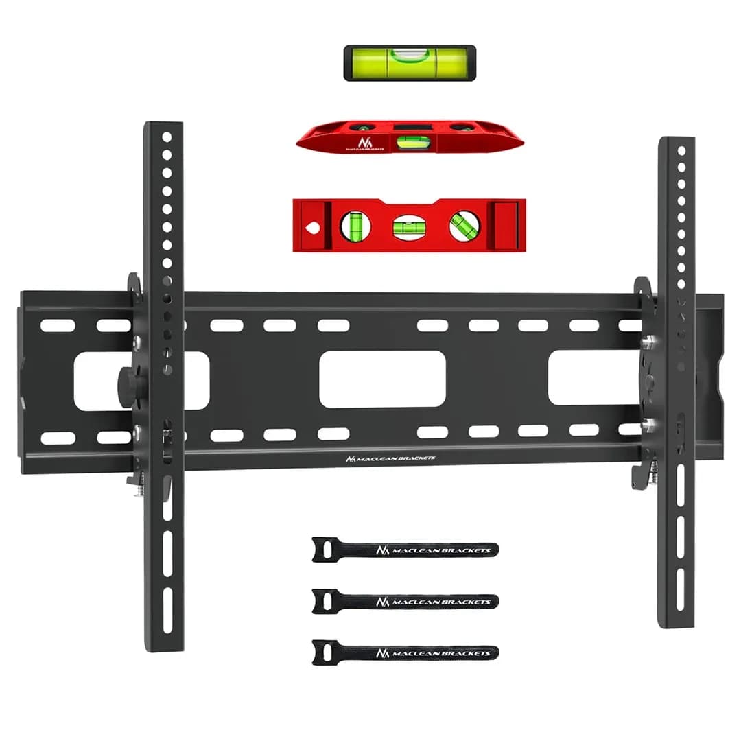 Maclean UCHWYT DO TV MAX VESA 600X400, 32-90", 80KG, REG. ODCHYLENIA +15°~-15° MC-421, zdjęcie 1 z 12