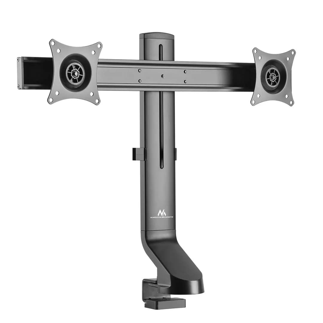Maclean UCHWYT NA DWA MONITORY, PODWÓJNY 17"-27" 14KG VESA 75X75 100X100 MC-854, zdjęcie 1 z 7