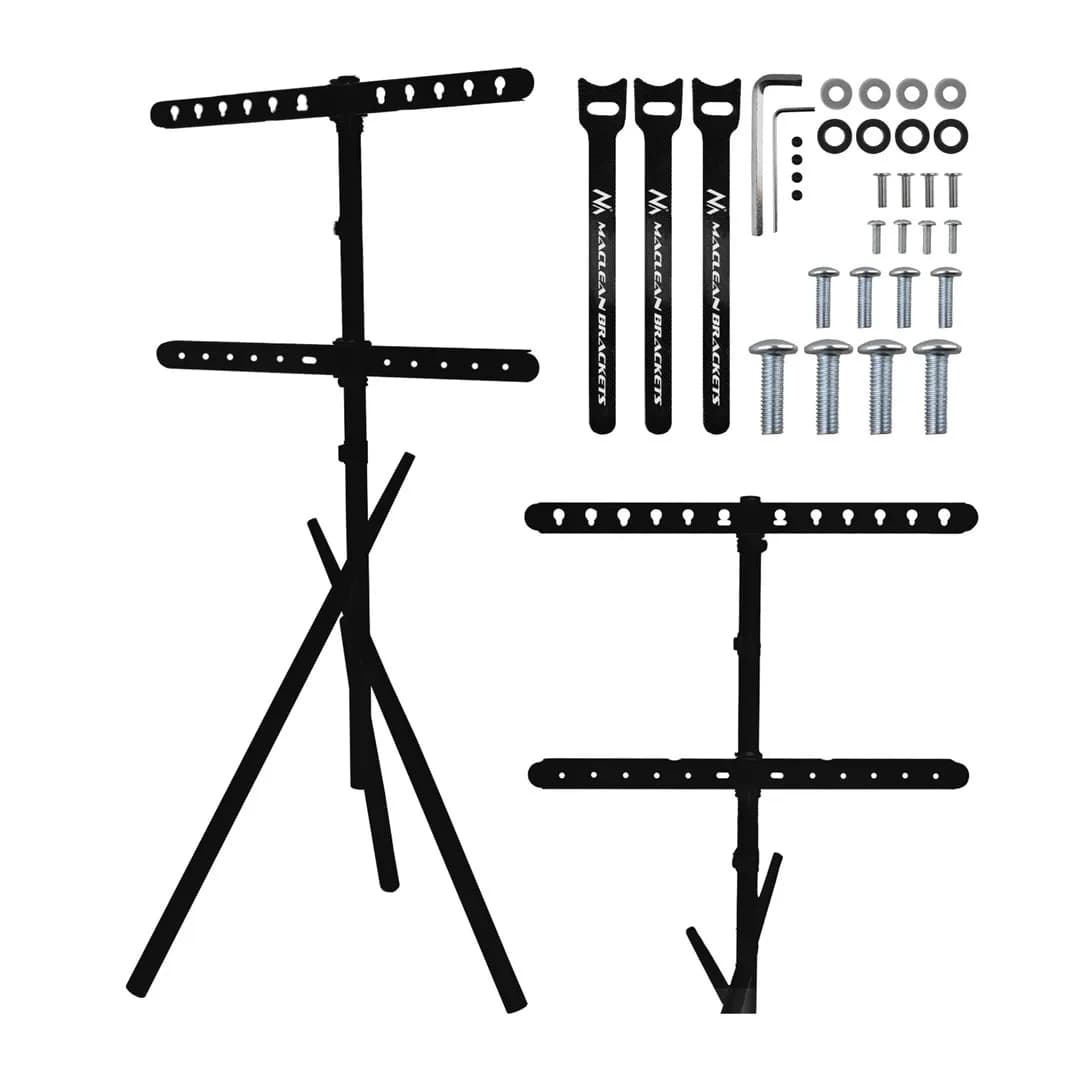 Maclean UCHWYT, STOJAK PODŁOGOWY DO TV, 37-80", MAX. VESA 600X400, MAX. 60KG, MC-182 B MC-182 B, zdjęcie 1 z 12