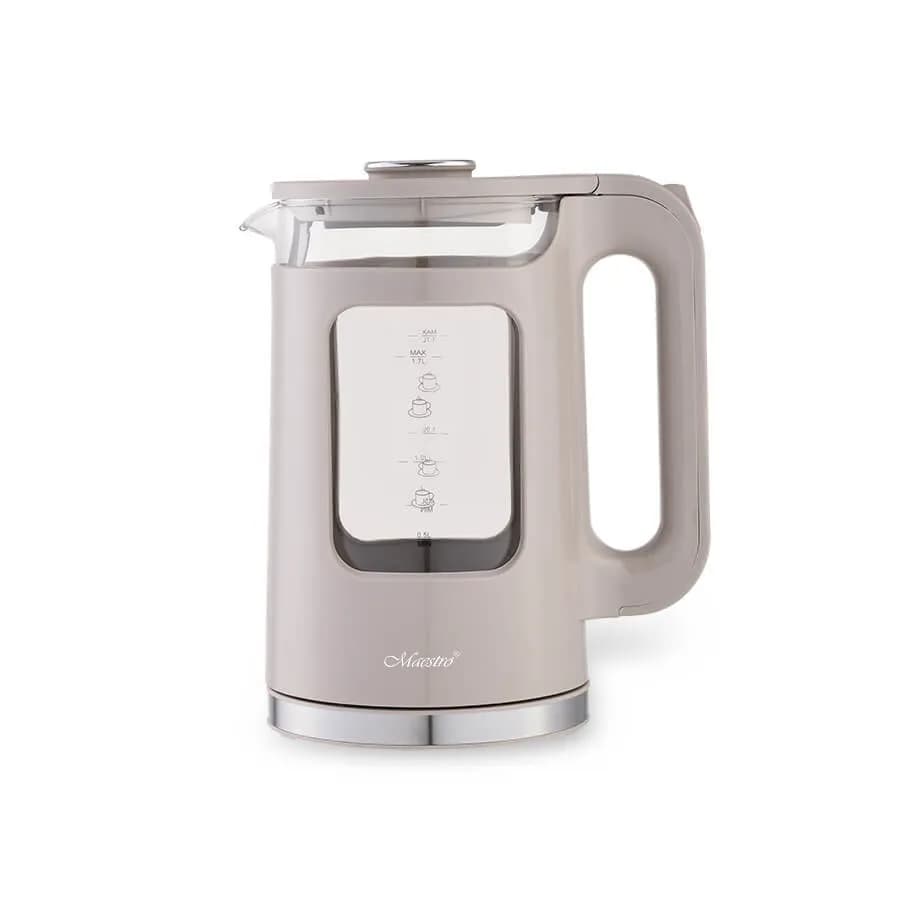 Maestro Czajnik elektryczny 1,7L 2200W MR-065-BEIGE, zdjęcie 1 z 6