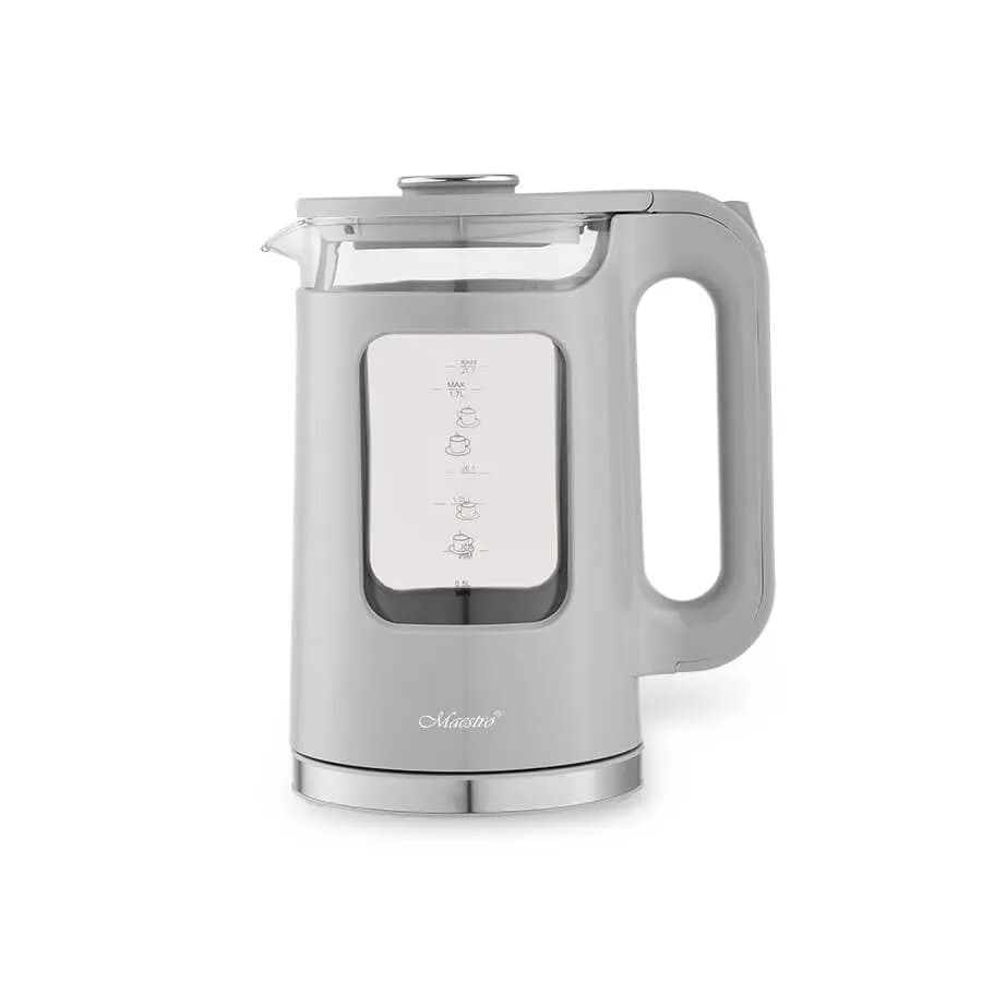 Maestro Czajnik elektryczny 1,7L 2200W MR-065-GREY, zdjęcie 1 z 6