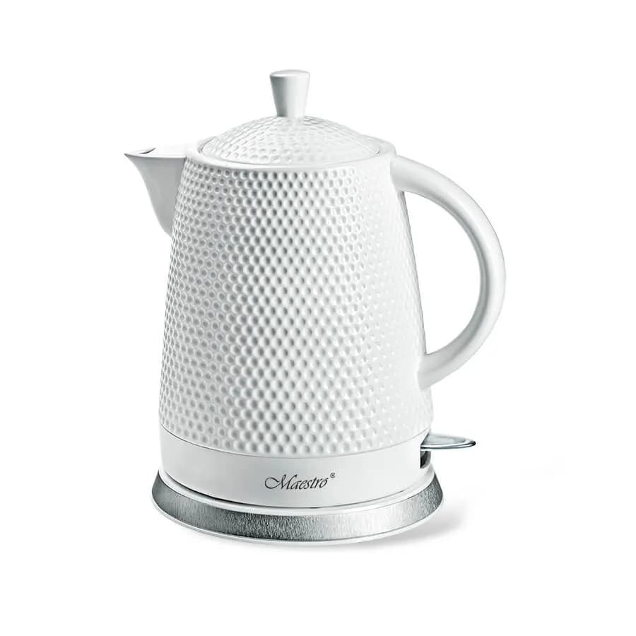 Maestro Czajnik elektryczny ceramiczny 1,5L 1500W MR-069-WHITE, zdjęcie 1 z 5