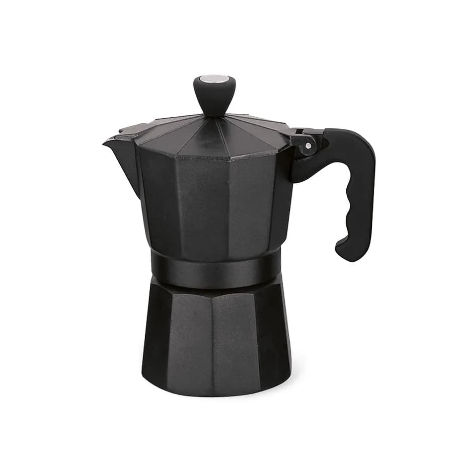 Maestro Kawiarka aluminiowa (3 filiżanki; 150 ml) MR-1666-3-BLACK, zdjęcie 1 z 6