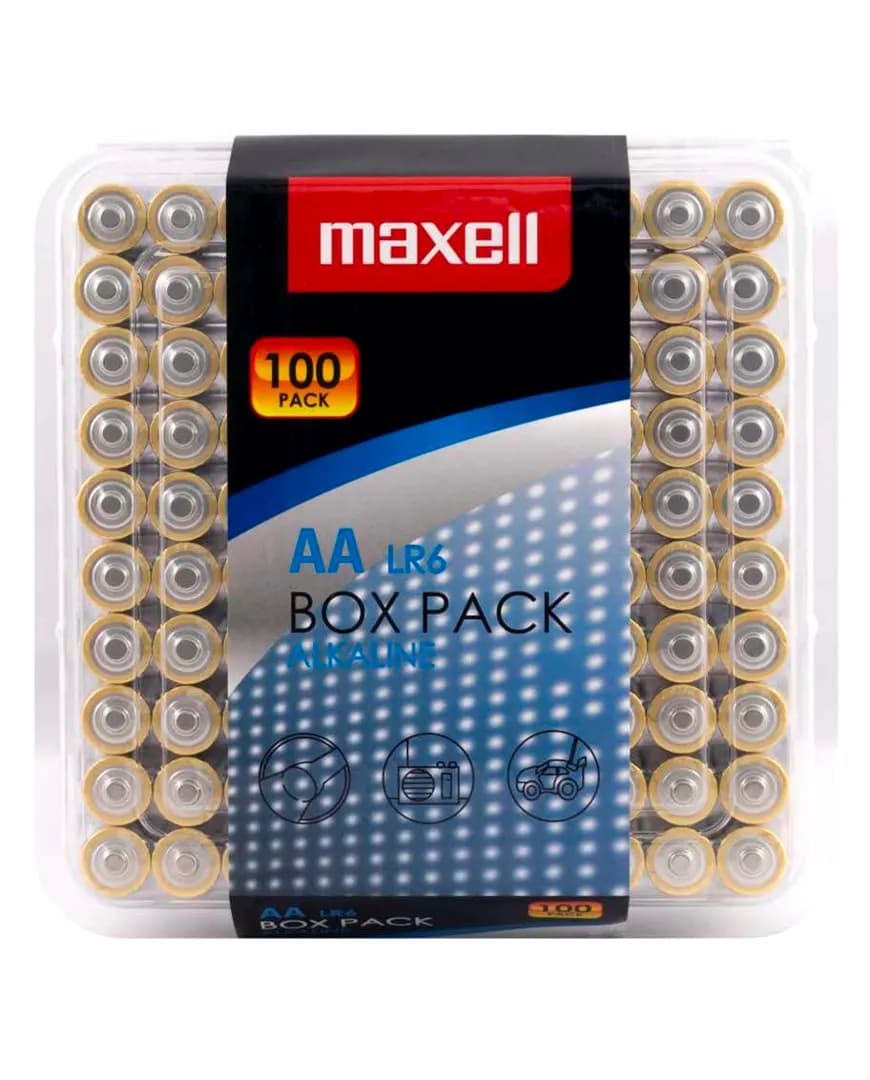 Maxell Bateria alkaliczna Alkaline AA LR6 100 szt. (10x10 szt.)