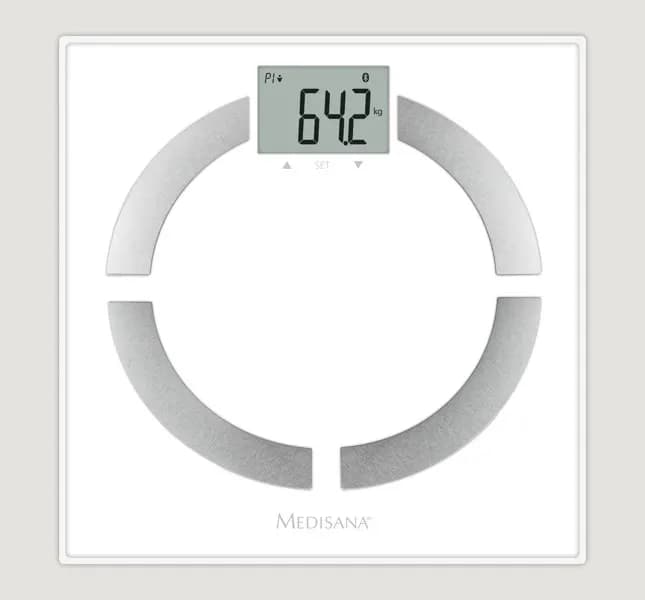 Medisana Waga analityczna Connect BS 444 do 8 użytkowników | Bluetooth | biały, zdjęcie 1 z 12