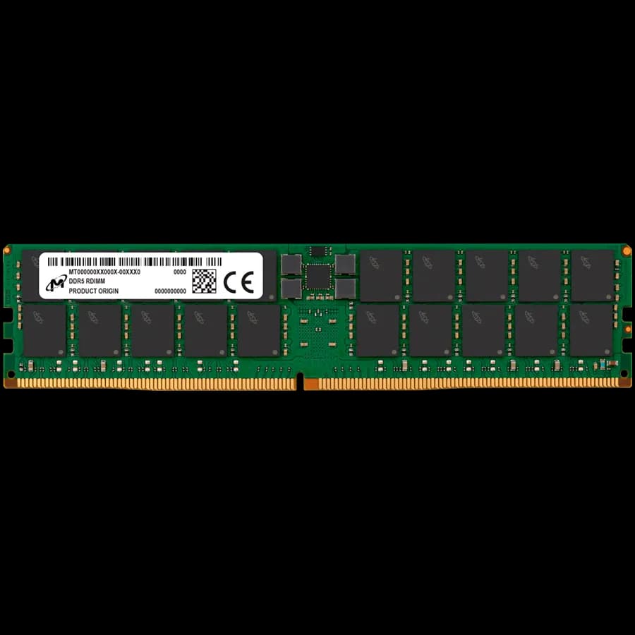 Micron 96GB DDR5 RDIMM 2Rx4 5600MHz CL46 (24Gbit) (Single Pack)