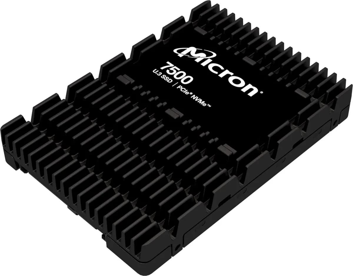Micron Dysk SSD 7500 MAX 6.4TB U.3 (15mm) NVMe Gen4 MTFDKCC6T4TGQ-1BK1DABYYR (DWPD 3) TCG
