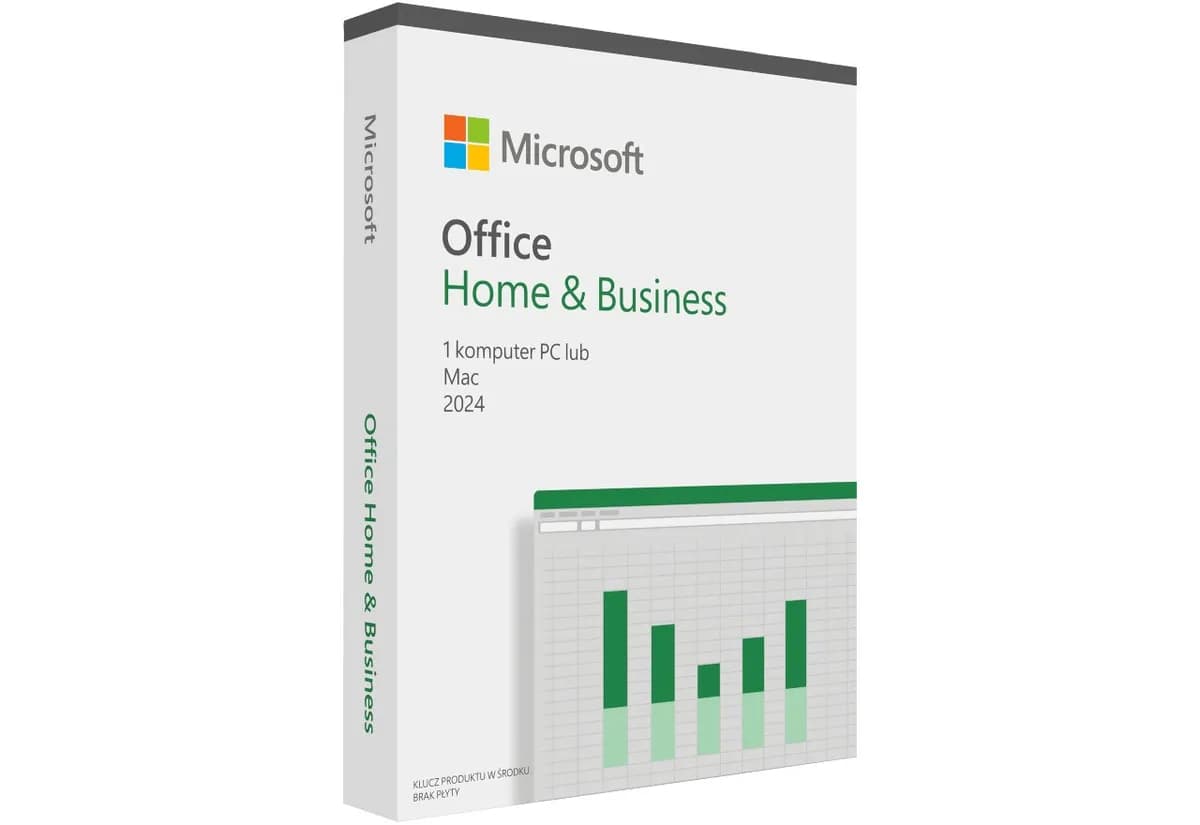 Microsoft Office Home and Business 2024 Polish EuroZone 1 License Medialess (EP2-06675)