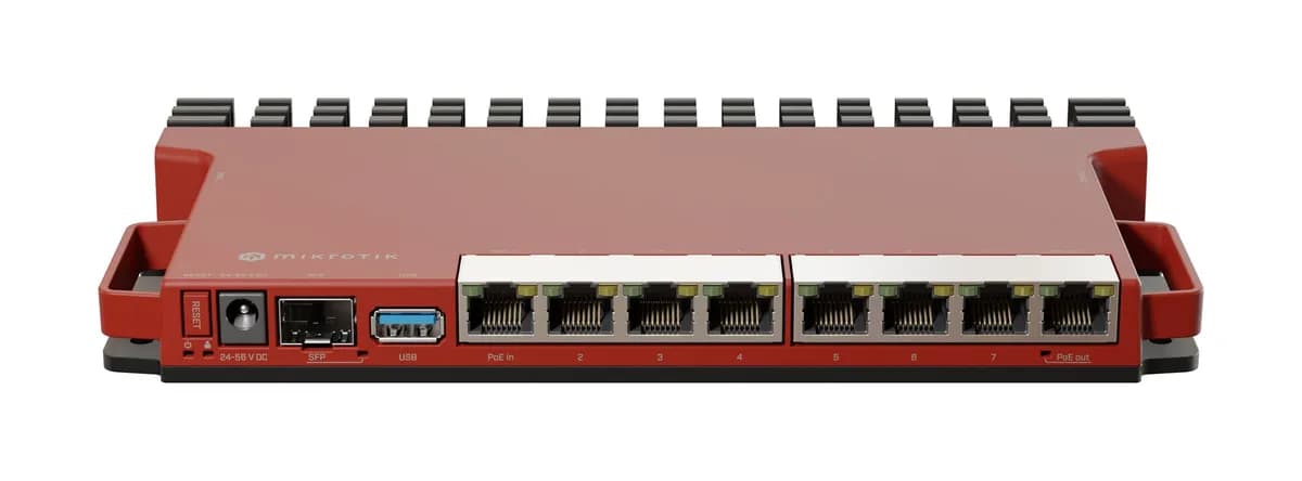 Mikrotik Router L009UiGS-RM Total Ethernet Ports:9; Architecture:ARM; CPU core:2, zdjęcie 1 z 4