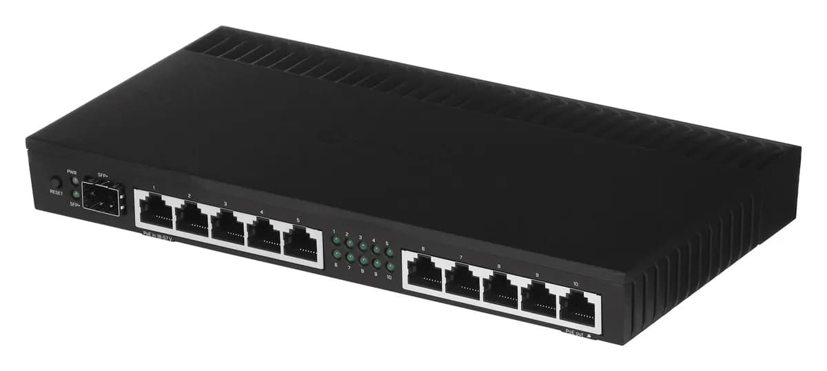Mikrotik Router RB4011iGS+RM Total Ethernet Ports:11; Architecture:ARM 32bit; CPU core:4, zdjęcie 1 z 6