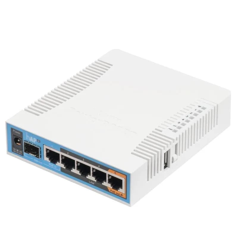 Mikrotik Router WiFi 4 hAP ac (RB962UiGS-5HacT2HnT) 2,4GHz(2x2)/5GHz(3x3) 6p