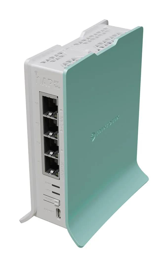 Mikrotik Router WiFi 5 hAP ax lite (L41G-2axD) 2,4GHz(2x2) 4p, zdjęcie 1 z 4