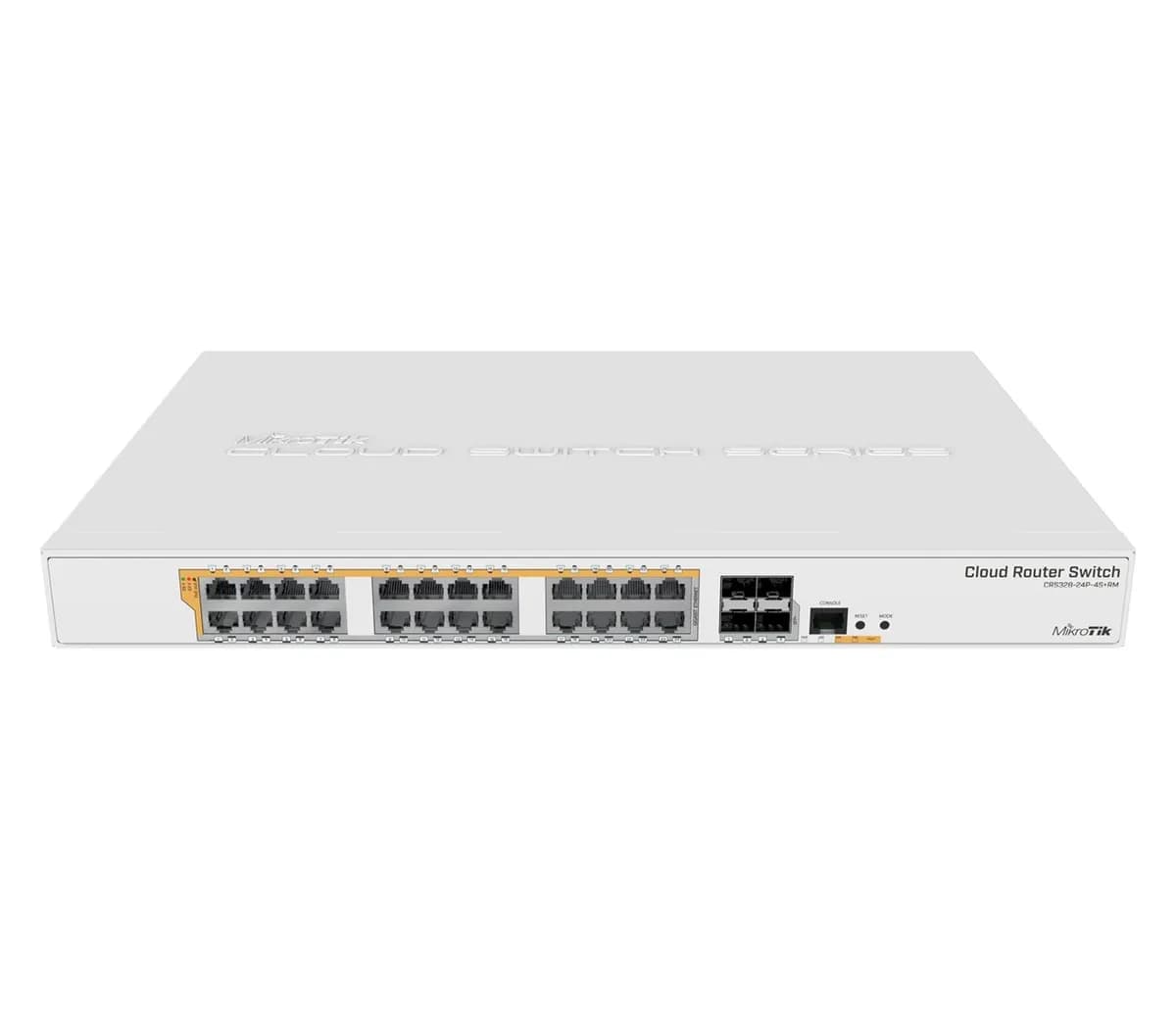 Mikrotik Switch CRS328-24P-4S+RM 28p PoE (PoE+: 24;) 450W Managed Gigabit/10G, zdjęcie 1 z 5