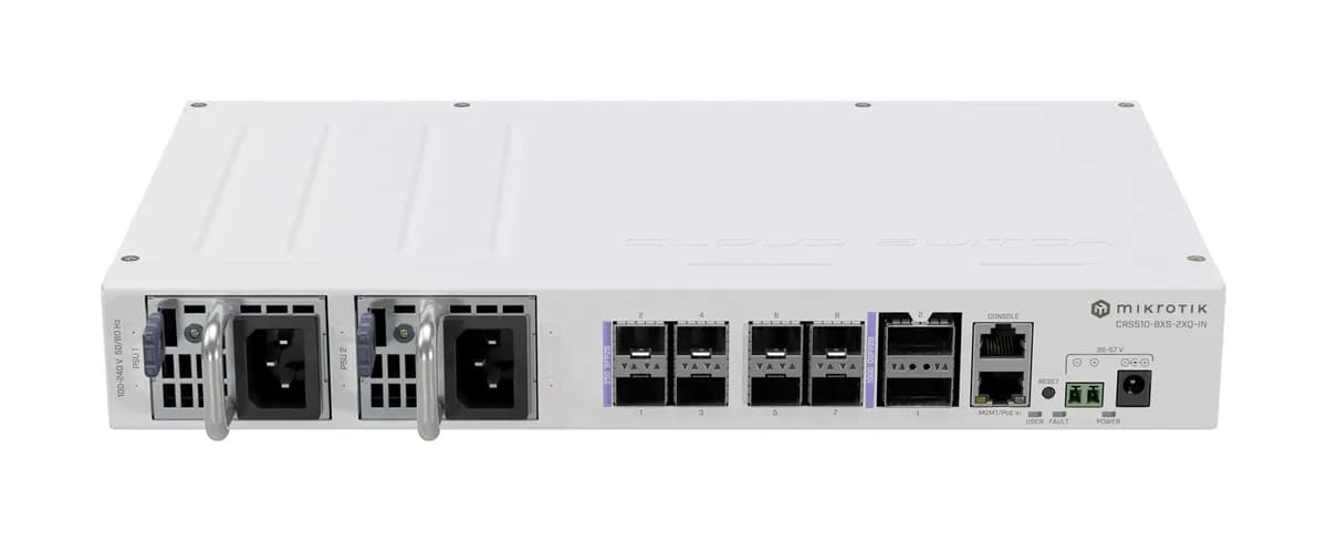 Mikrotik Switch CRS510-8XS-2XQ-IN 11p Managed Fast/25G/100G, zdjęcie 1 z 3