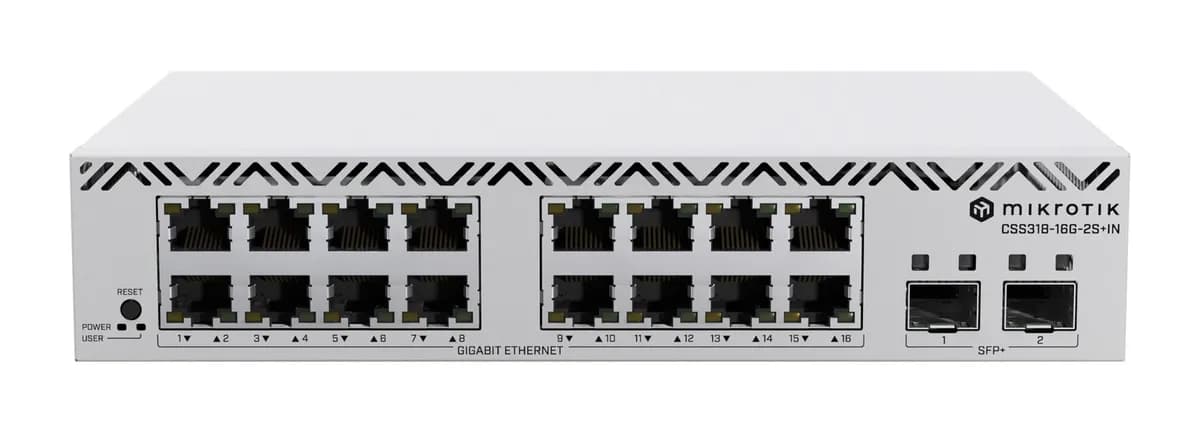 Mikrotik Switch CSS318-16G-2S+IN 18p Managed Gigabit/10G, zdjęcie 1 z 6